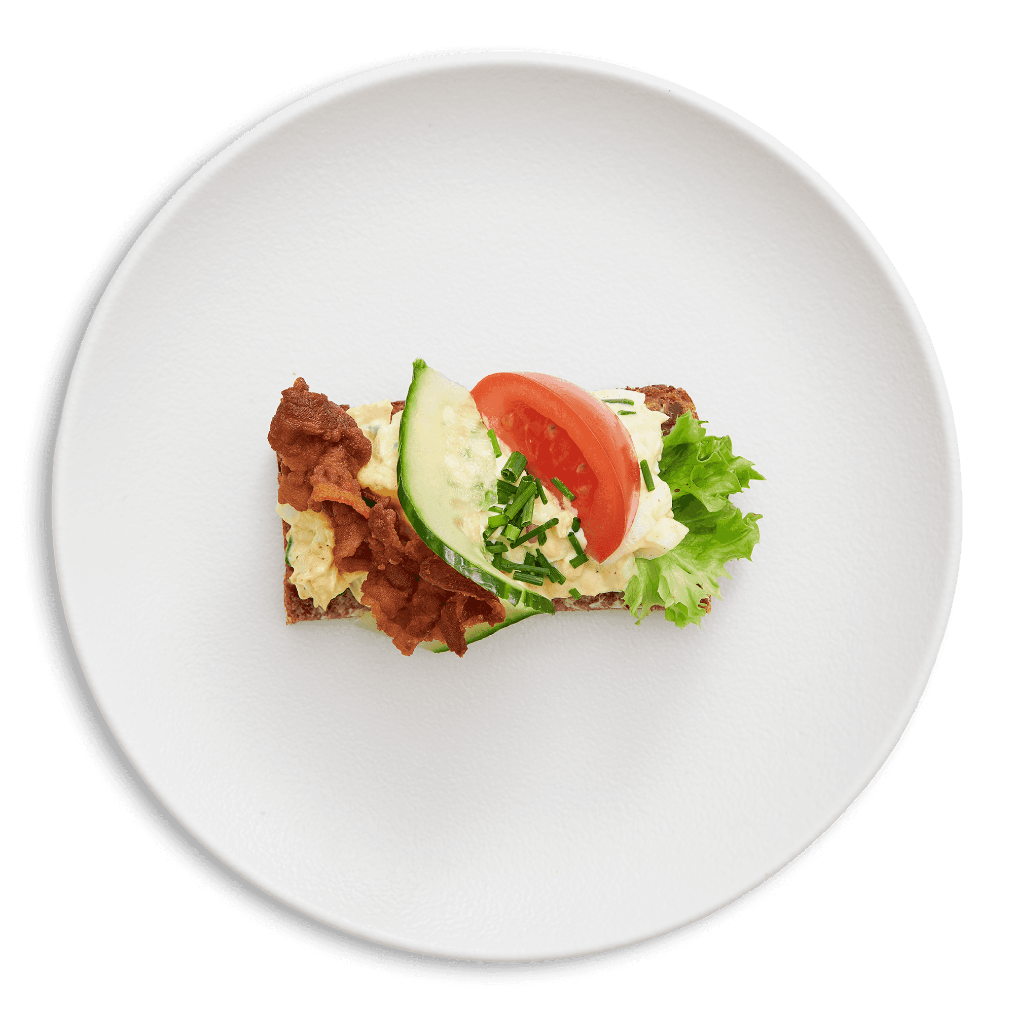 Æggesalat m. Bacon
